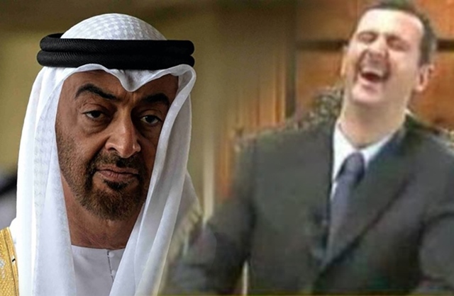 فايروس كورونا يجمع بين محمد بن زايد وبشار الأسد بعد سنوات من القطيعة