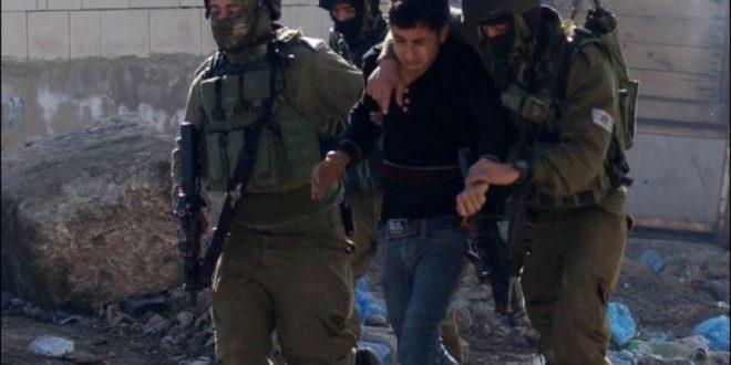 قوات الاحتلال الإسرائيلي تعتقل 21 مواطنا فلسطينياً  في الضفة والقدس