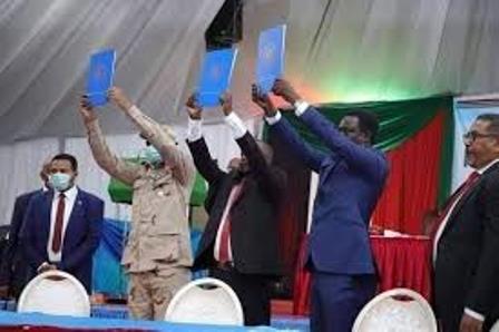 توقيع اتفاق سلام نهائي بين الحكومة السودانية وعدد من الحركات المسلحة