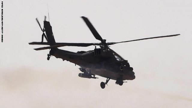 saudi apache helicopter