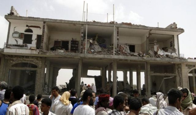 مبنى المخابرات بمحافظة لحج اليمنية